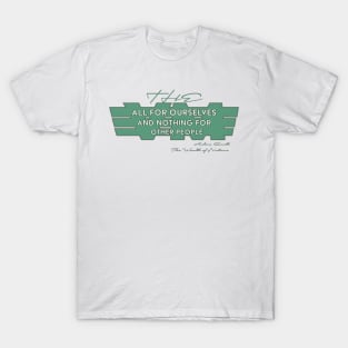 The Vile Maxim - Adam Smith T-Shirt